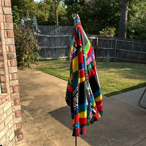 VintageLoud Multicolor jacket Silky Plus Size Washsble